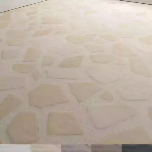 Stone Floor Mosaic of Natural Limestone 06 Texture