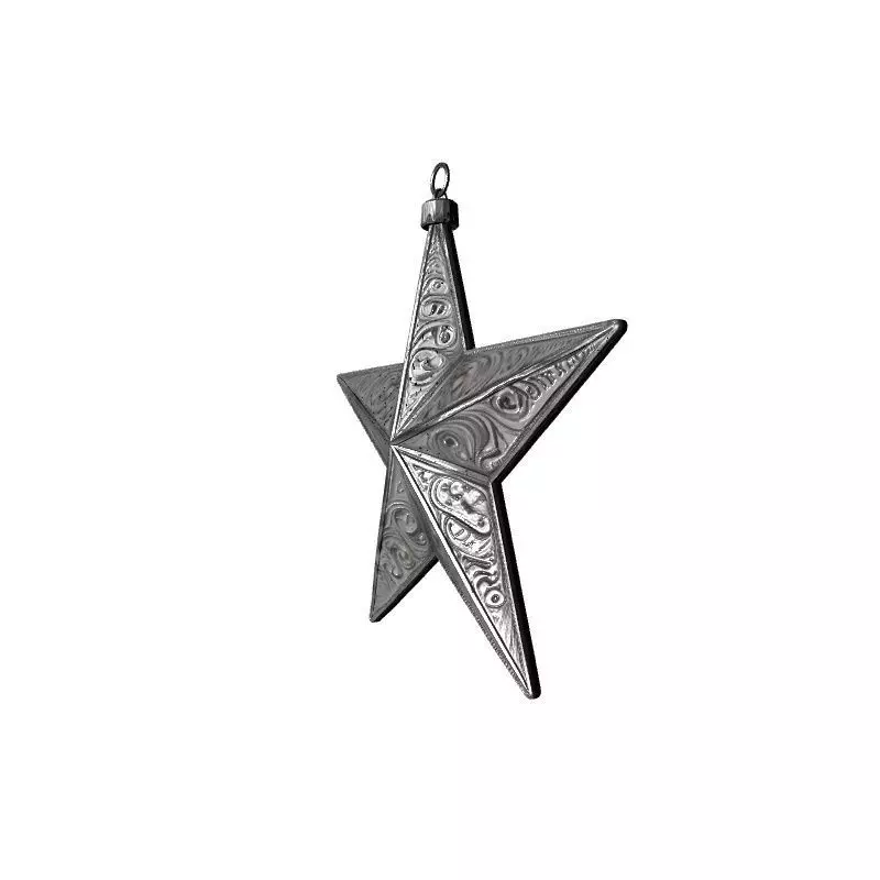 Christmas Star 3D Printable Decoration 3D print model
