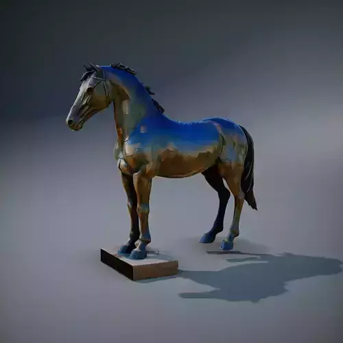 Majestic Bronze Horse model pack