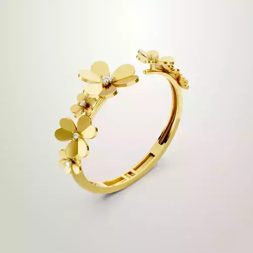 Van Cleef and Arpels Frivole bangle