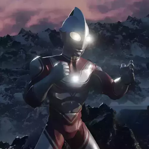 Ultraman Jack Stylized 3D Model 