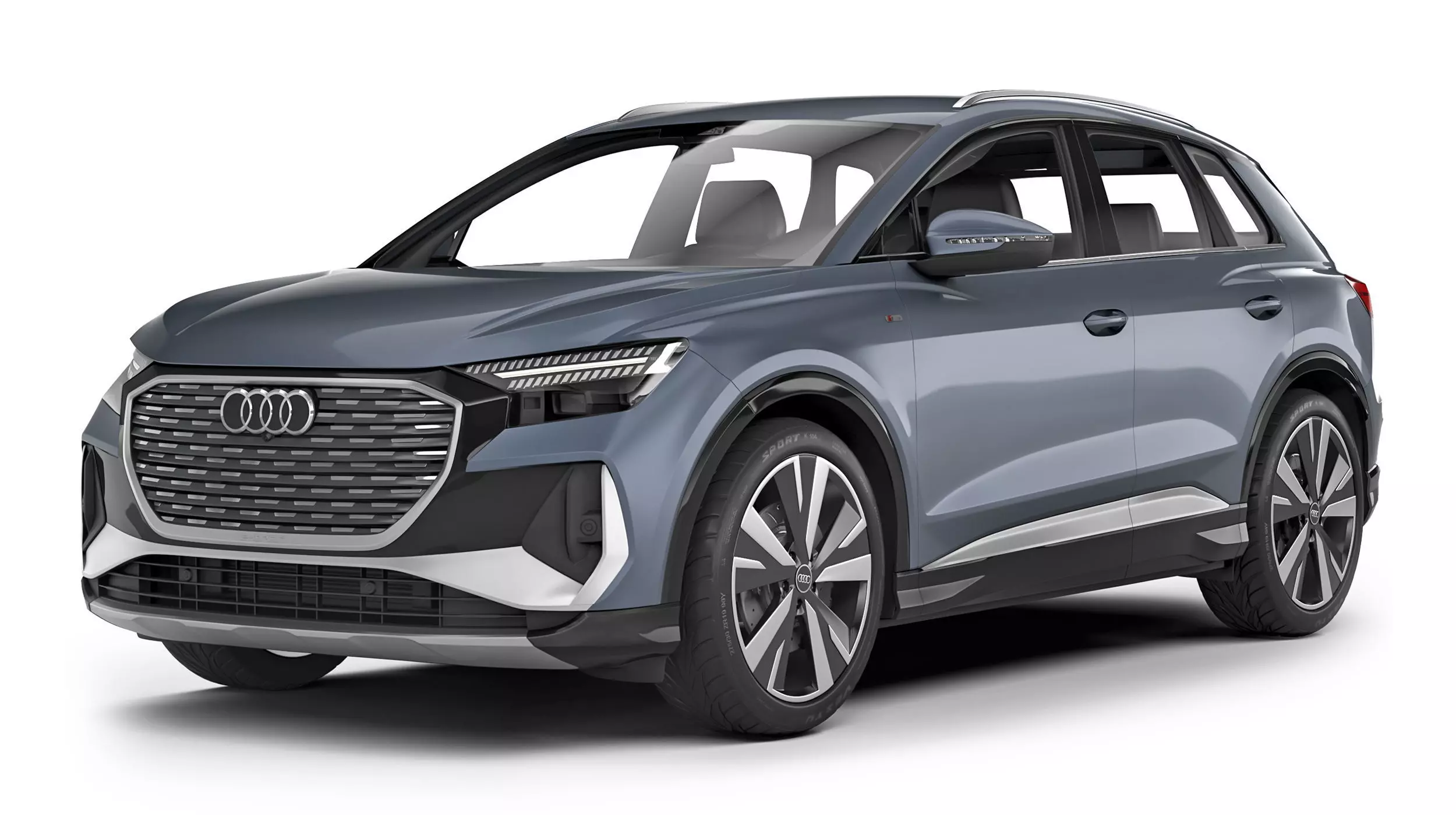 Audi Q4 e-tron S-line 2022 3D model