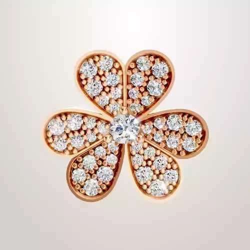Frivole pendant van cleef and arpels small model
