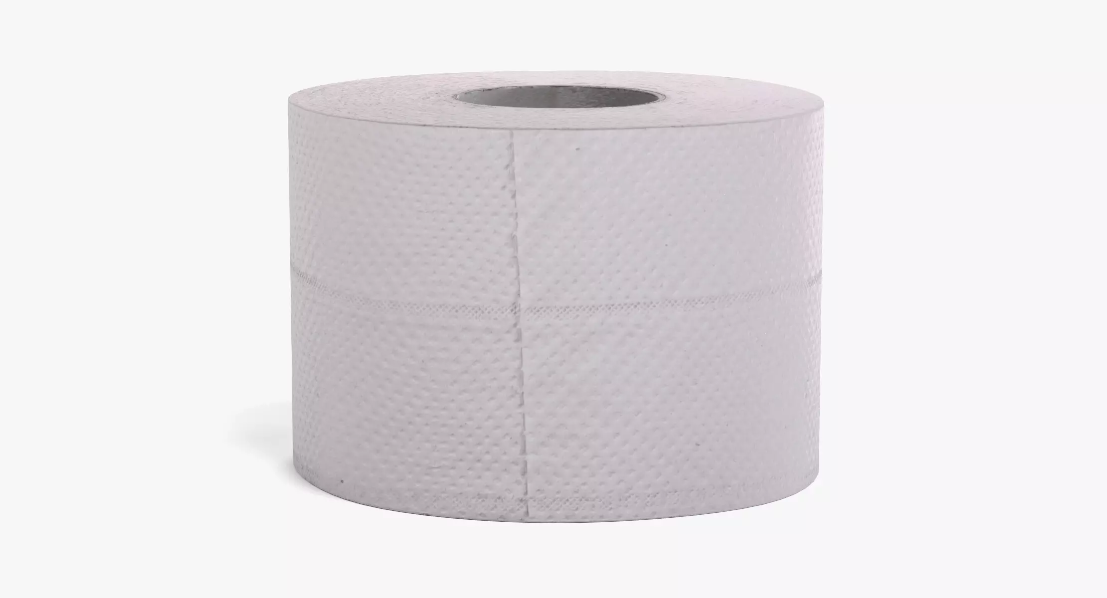 Toilet Paper Roll V1 - Realistic Bathroom Tissue 3D model