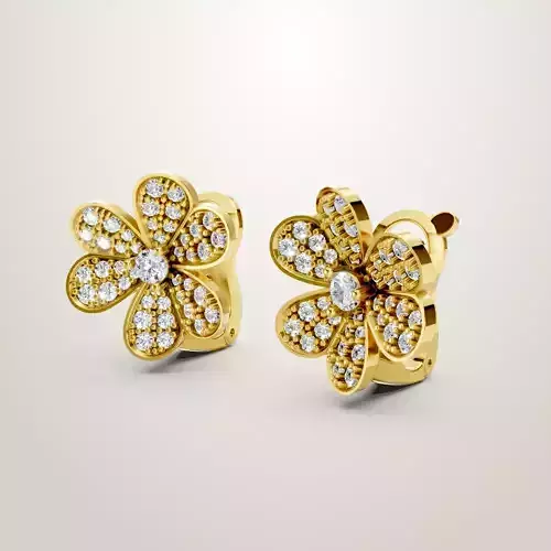 Frivole earrings small model van cleef arpels vancleef