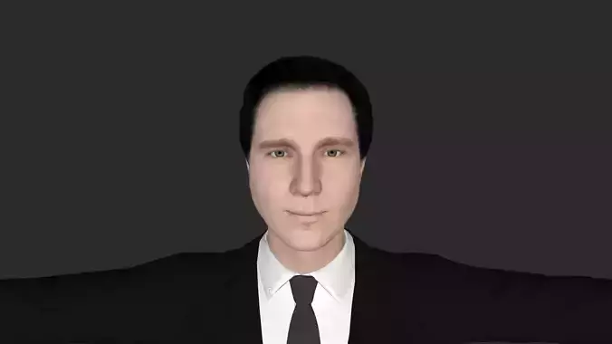 Paul Dano Hyper Realistic Full Body Fully Rigged 3D Character