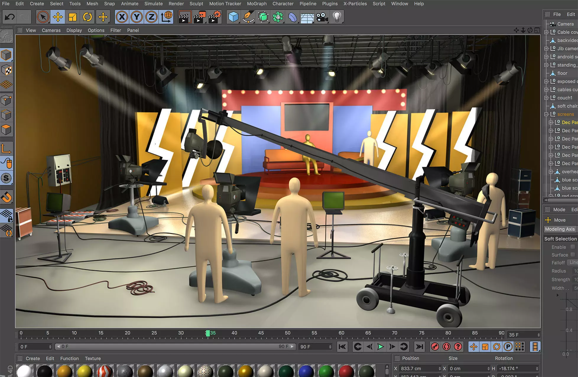 Tiswas TV Studio 3D model_0
