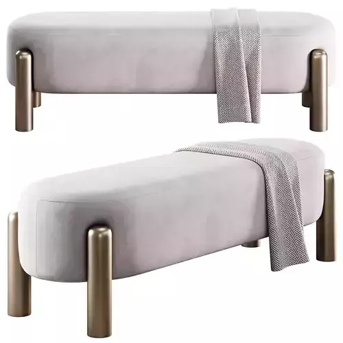 Catalina Boucle Ottoman By Marco Furniture