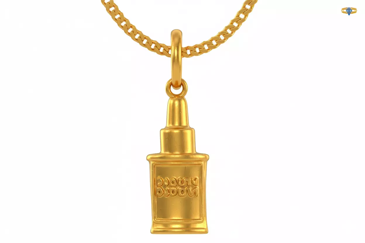 Bottle pendant charms - one inch pendant 3D print model