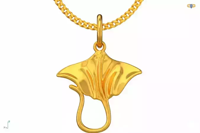 Fish pendant charms - one inch pendant