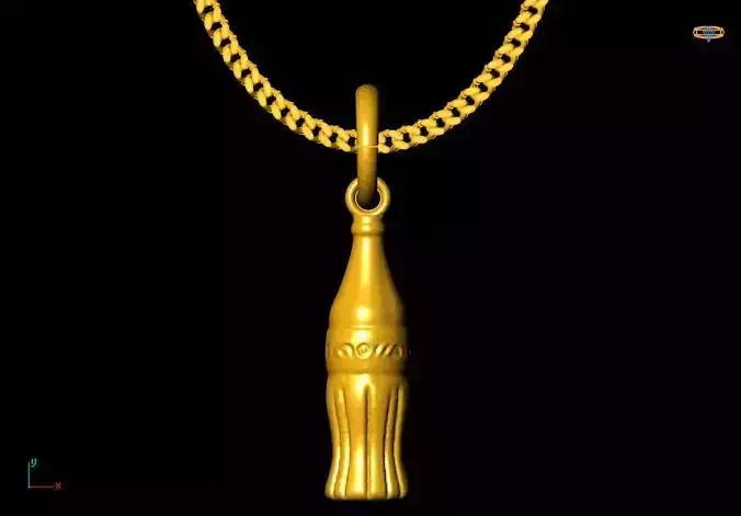 Coke cola pendant charms - one inch pendant