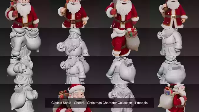 Classic Santa - Cheerful Christmas Character Collection