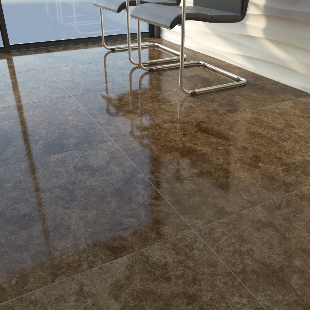 TUREX INTERNATIONAL Travertine Tiles Set 3D model_6
