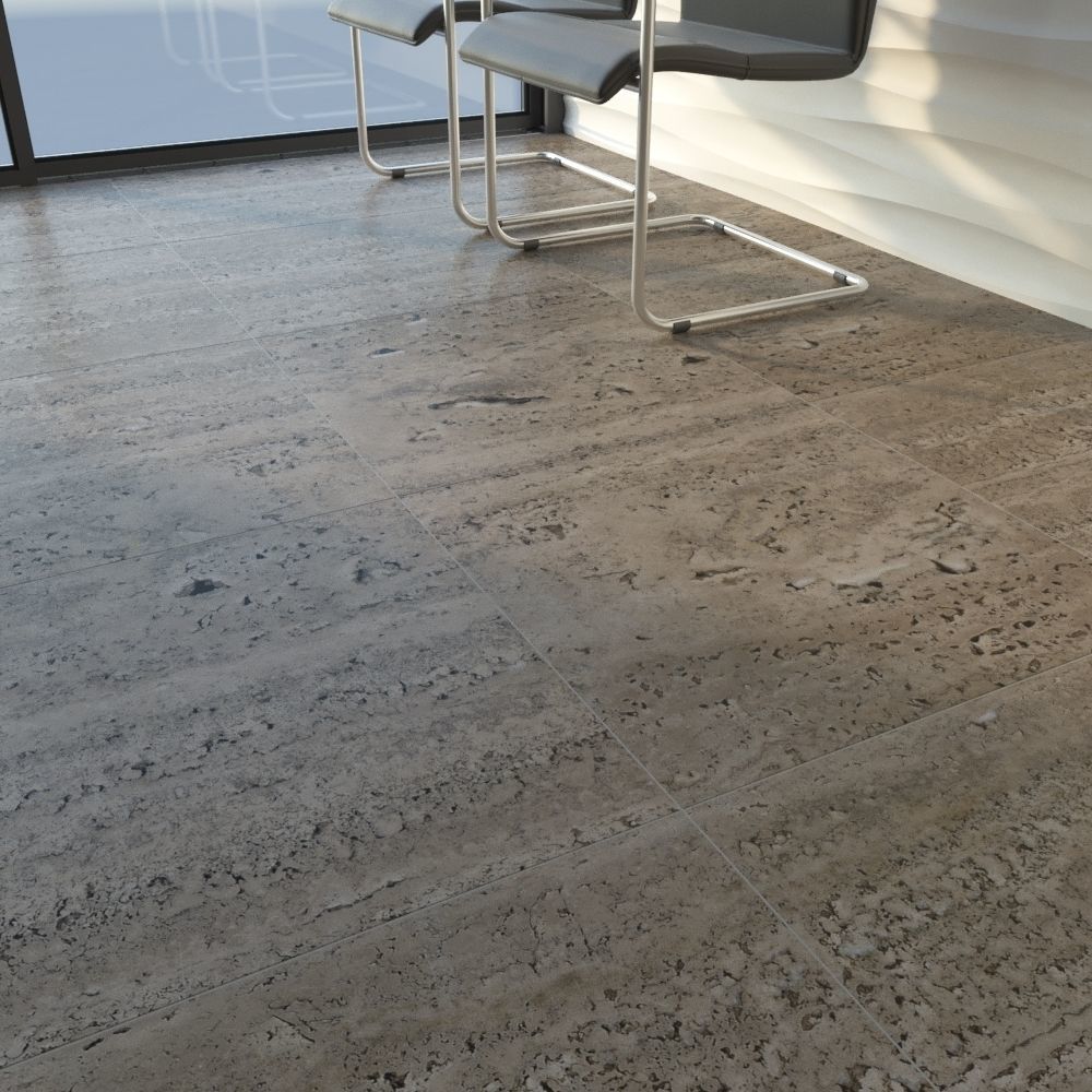 TUREX INTERNATIONAL Travertine Tiles Set 3D model_3