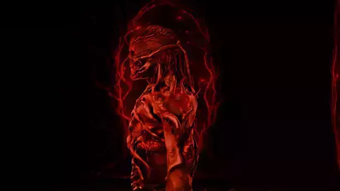 Vecna Stranger Things 5 Colored and Non Colored Versions