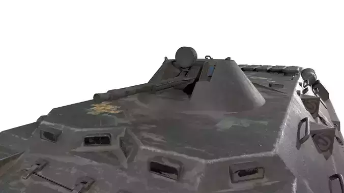 Armored Personnel Carrier BTR APC IFV 3D model 6