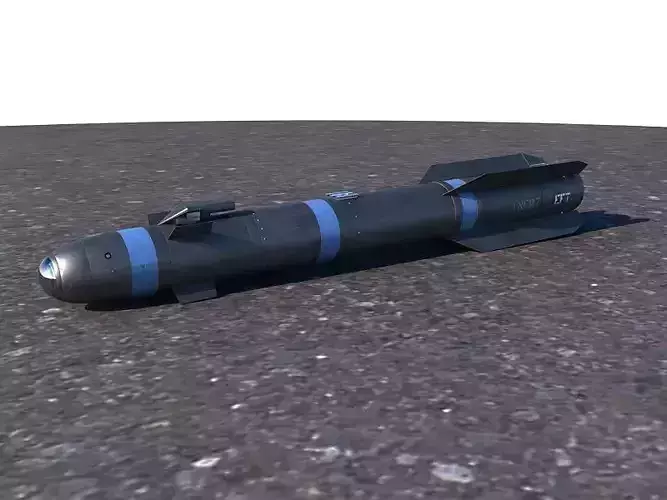 AGM-114 Hellfire II Missile 3D model