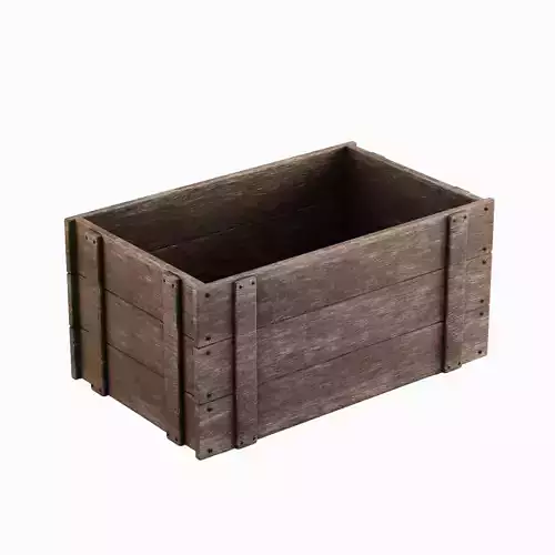 Large Wooden Crate 02 
