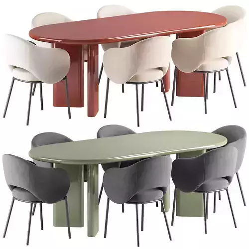 Daisy Dining Chair and Almont Table