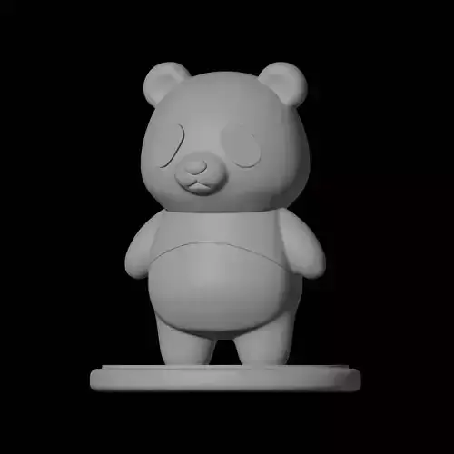 Panda Animal Figurine 3D Print Model