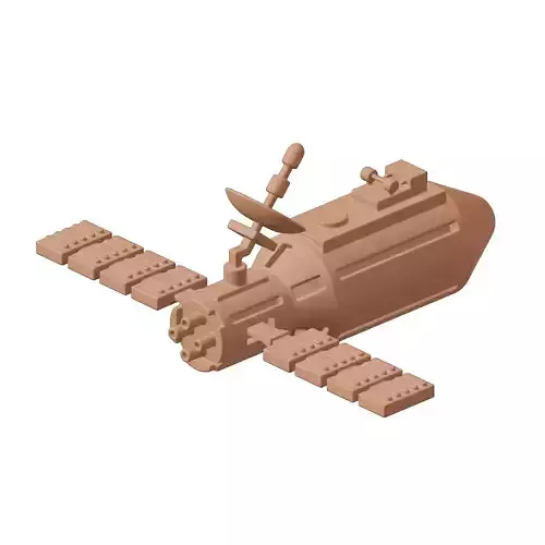 Plastic Space Satellite Toy