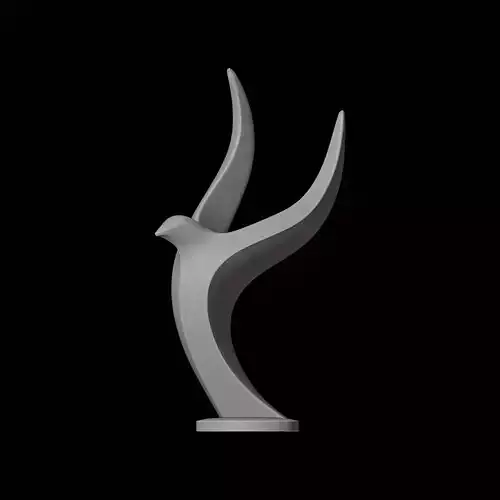 Modern Dove Sculpture for Home Decor