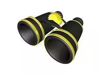 Binoculars 3D model 3D model