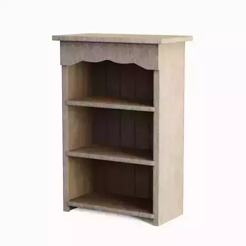 Rustic Bedside Bookshelf 03