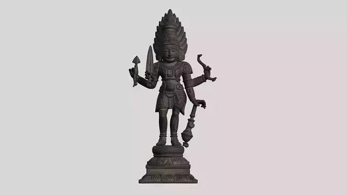 bhikshantana  shiva statue hi poly