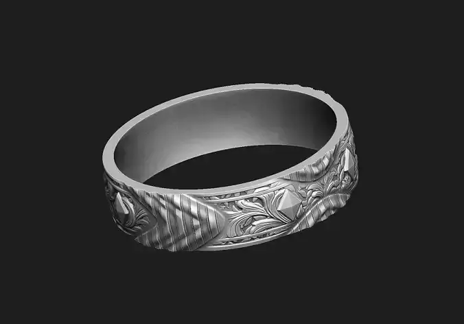 abstract design round metal casting gold brass bronze detailed