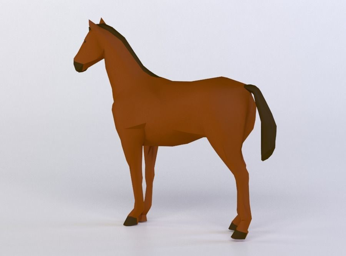HORSE 01 3D MODEL