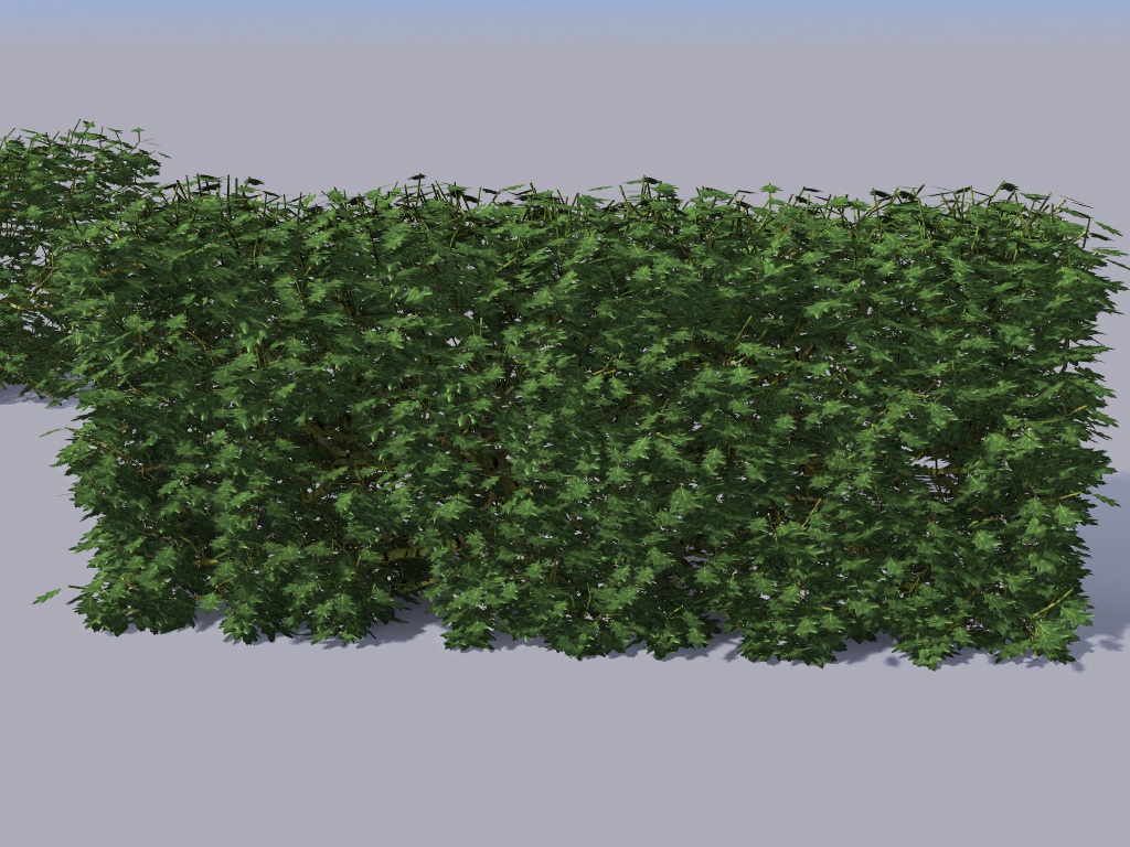 French Gardens 3D model_3