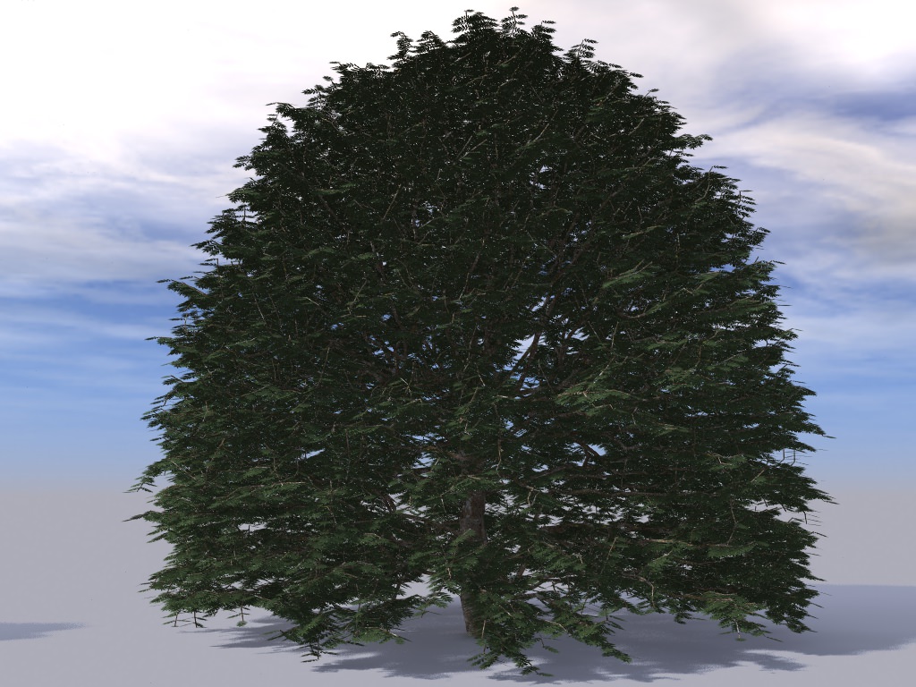 French Gardens 3D model_5