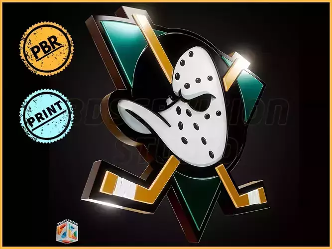 Anheim Ducks logo - Cinematic - 3D print
