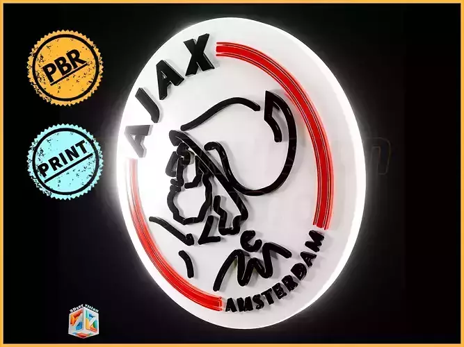 Ajax logo - Cinematic - 3D print