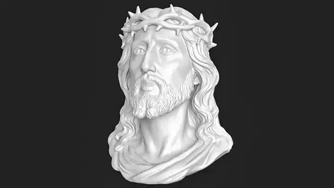 Jesus Head pendant 01