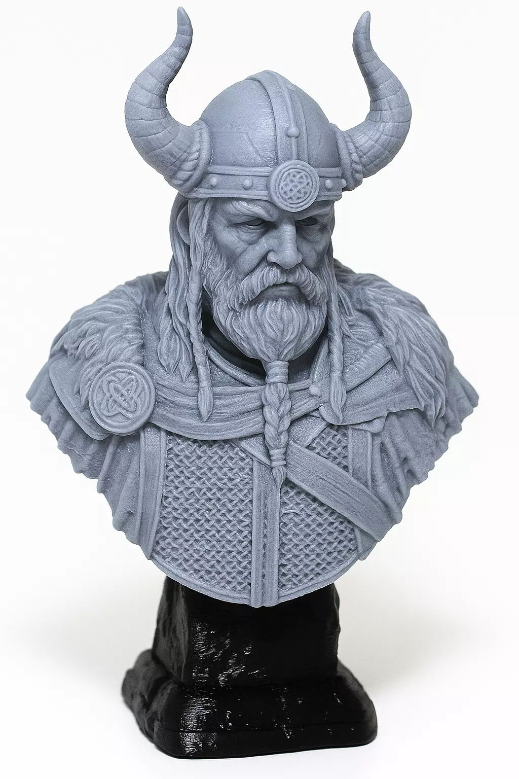 Warrior King Epic Warrior Bust for 3D Printing 3D print model