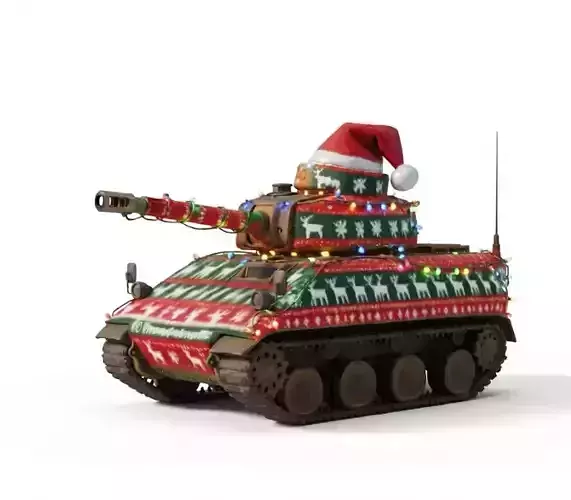 Stylized Christmas Sweater Tank - Vehicle Skin