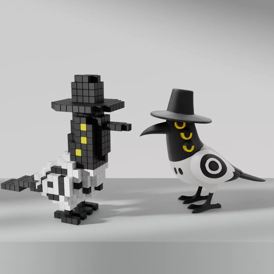 Sussie Magpie Demon Hunters 3D model