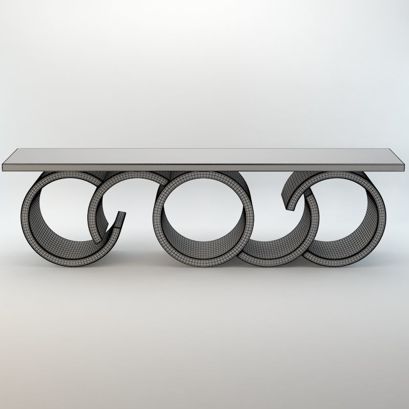 Davidson - The Barthelemy Table AD619 3D model_1