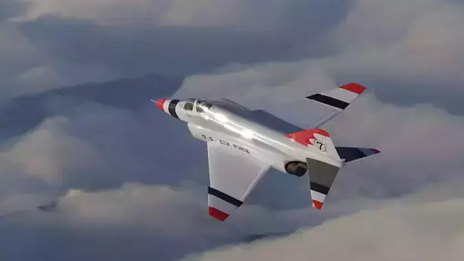 F-4 Phantom Thunderbirds Jet