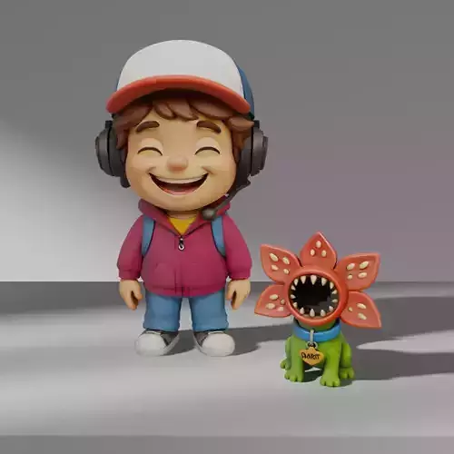 Dustin Pet Demogorgon