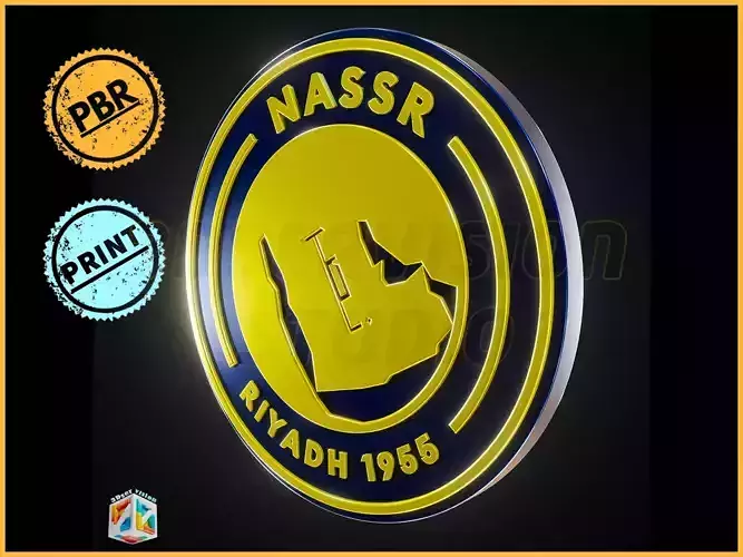 Al Nassr logo - Cinematic - 3D print