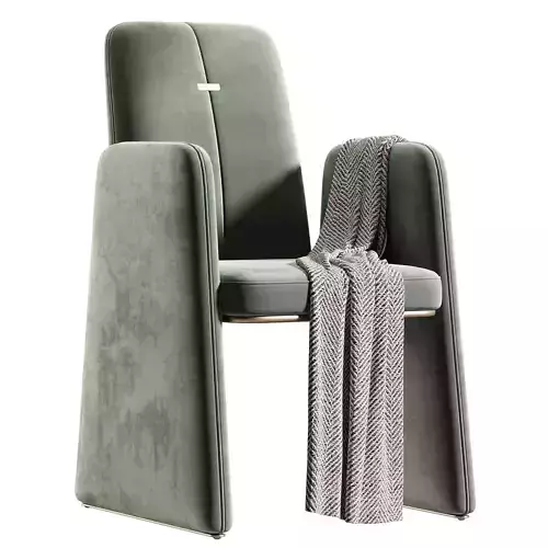 HOTHING YUPPIES Leather chair with armrests