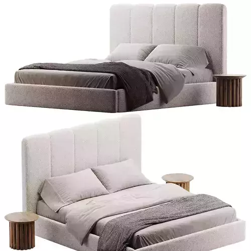 Palani Boucle Bed Cream