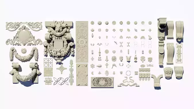 Building Wall Ornaments Decoration Kit vol-01