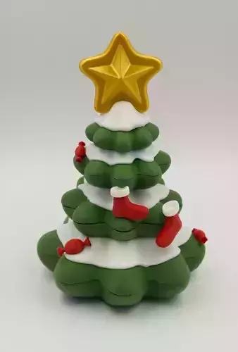 Christmas Tree Game Cartridge Holder