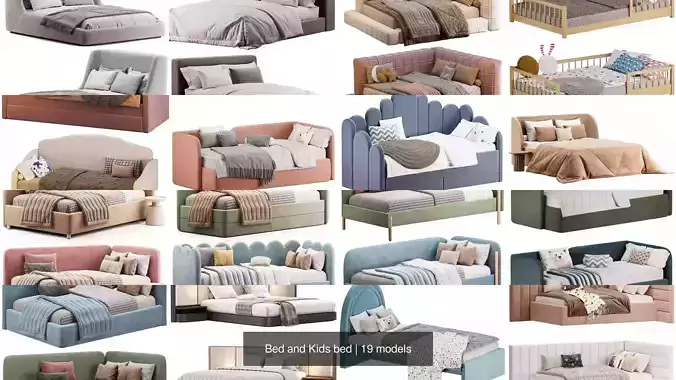 Bed and Kids bed
