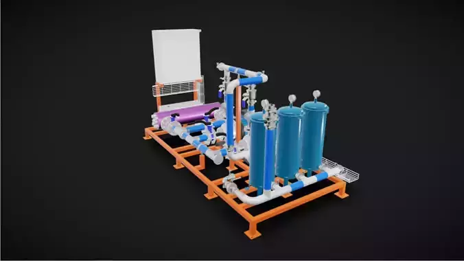 10m3h Industrial Filtration System