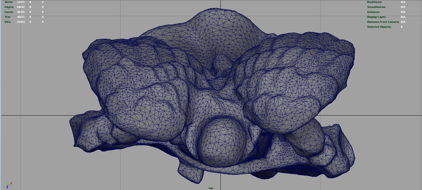 Gloria Angel Low-poly 3D model_10